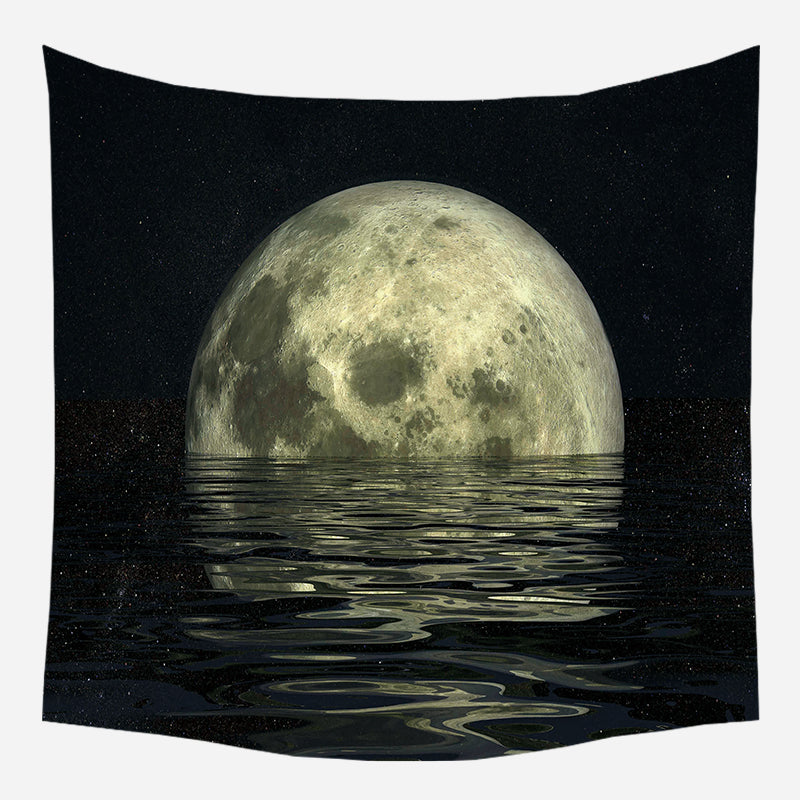 Original Half Moon Tapestry Wall Hanging Tapis Cloth
