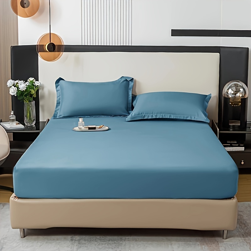 Pack Of 3 Soft Fitted Bedsheet Set With Non Slip Fitted Fabric
