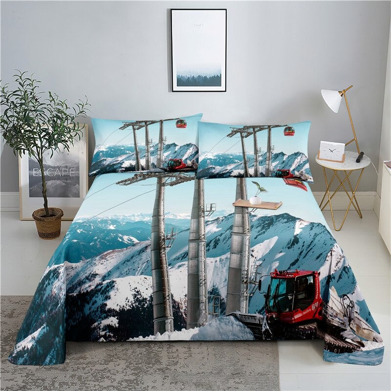 Castle Printed Bedding Set