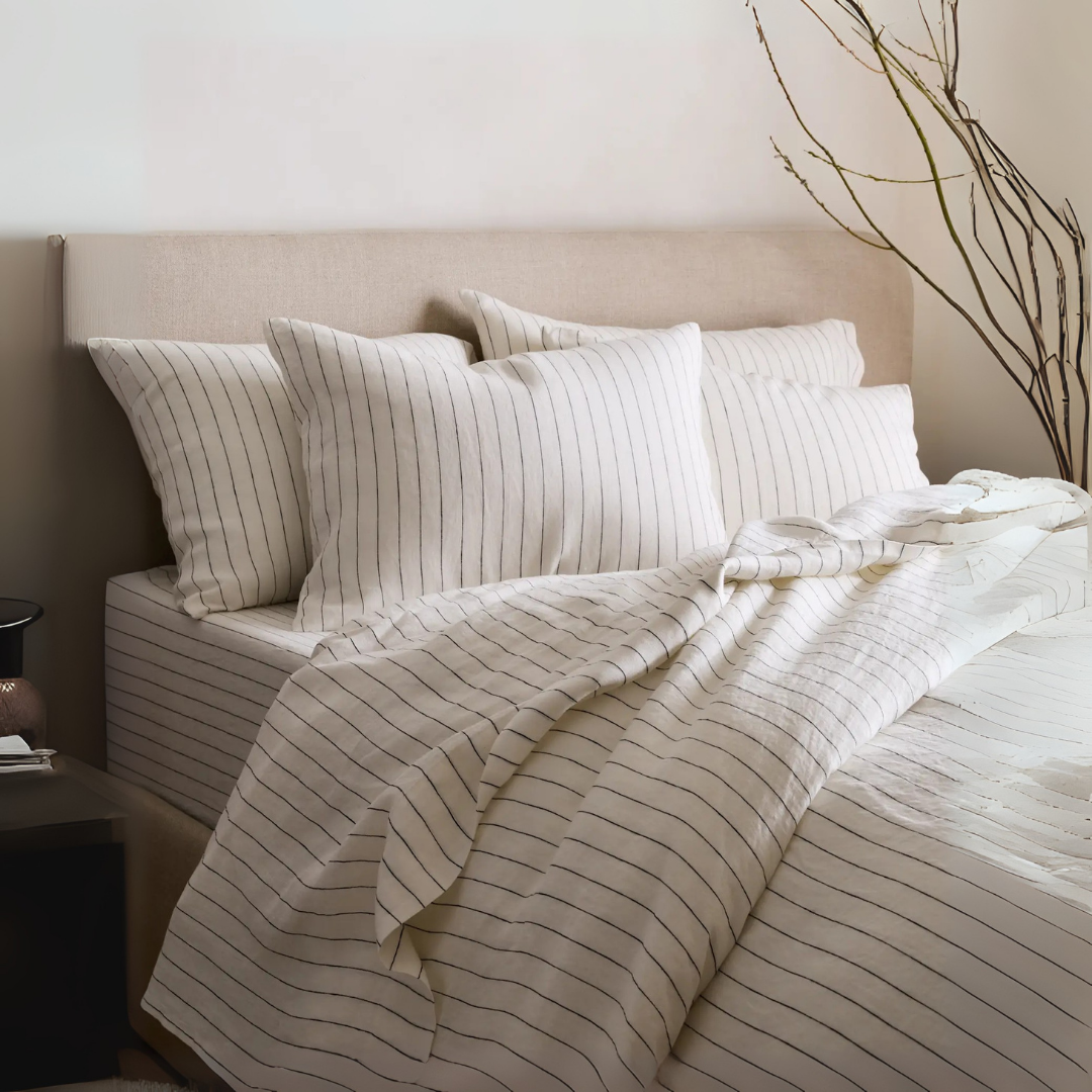 European Linen Deluxe Bedding Bundle SetEuropean Linen Deluxe Bedding Bundle Set - Image 9