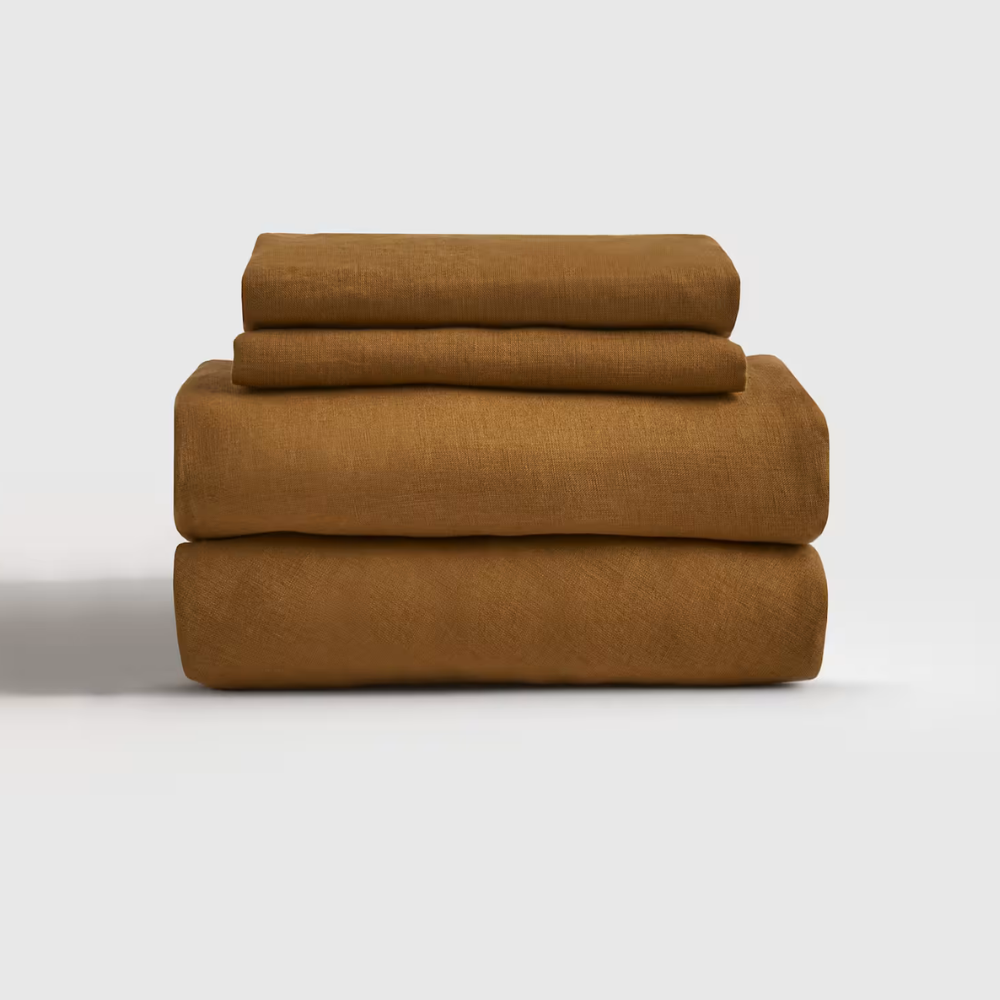 European Linen Bed Sheet Set