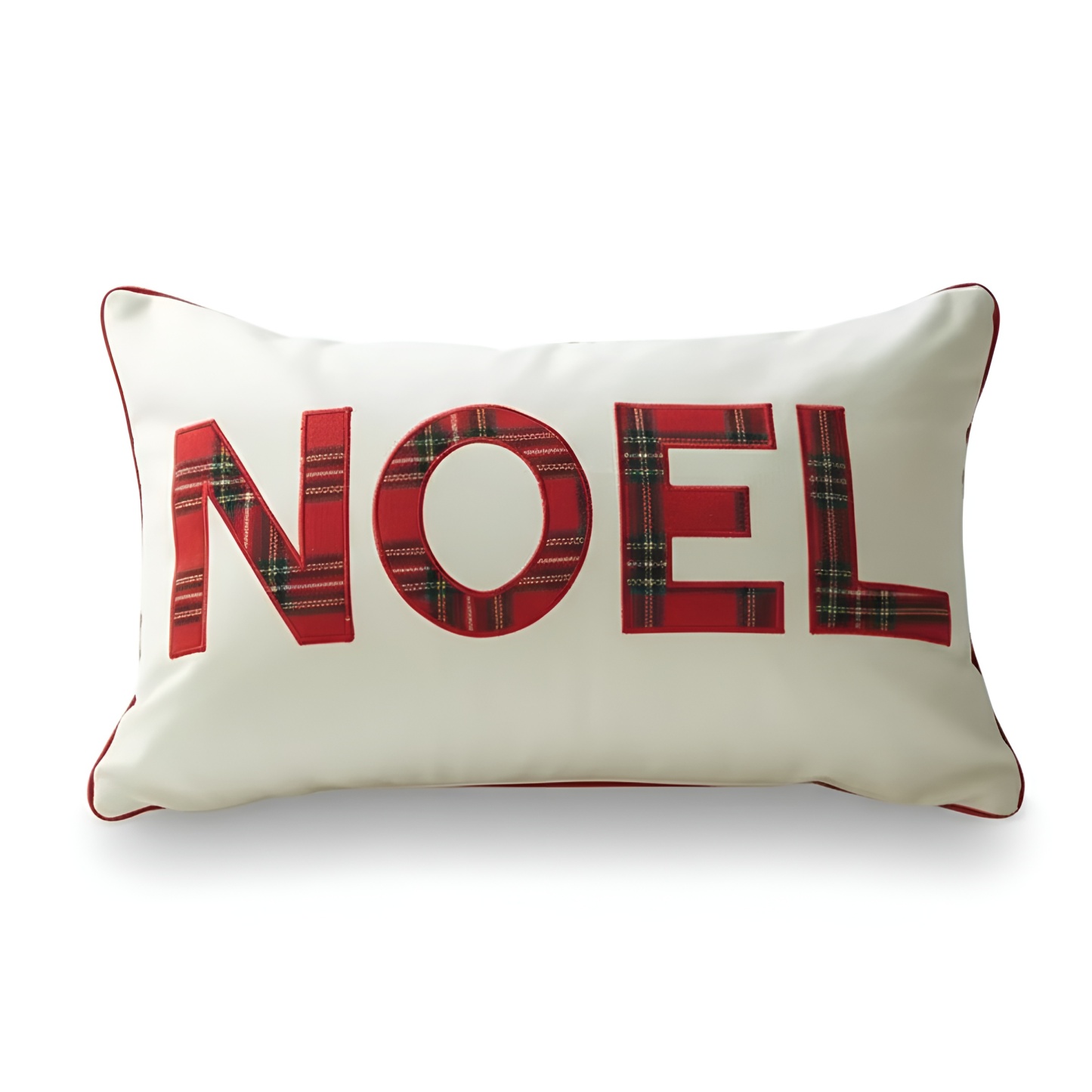 Plaid Print Christmas Decoration Cushion Cover Pillow Case