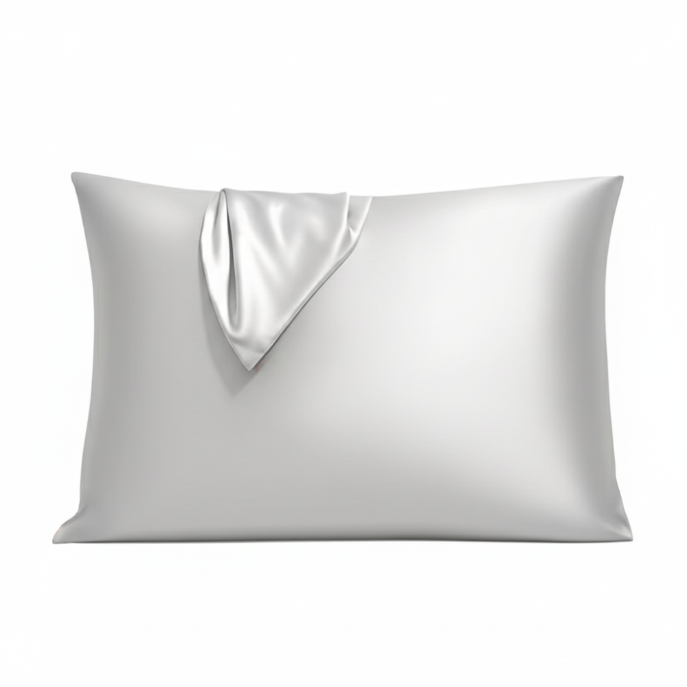 Soft Satin Pillowcase with Zipper for Hair and Cooling ComfortSoft Satin Pillowcase With Zipper For Hair And Cooling Comfort - Image 3