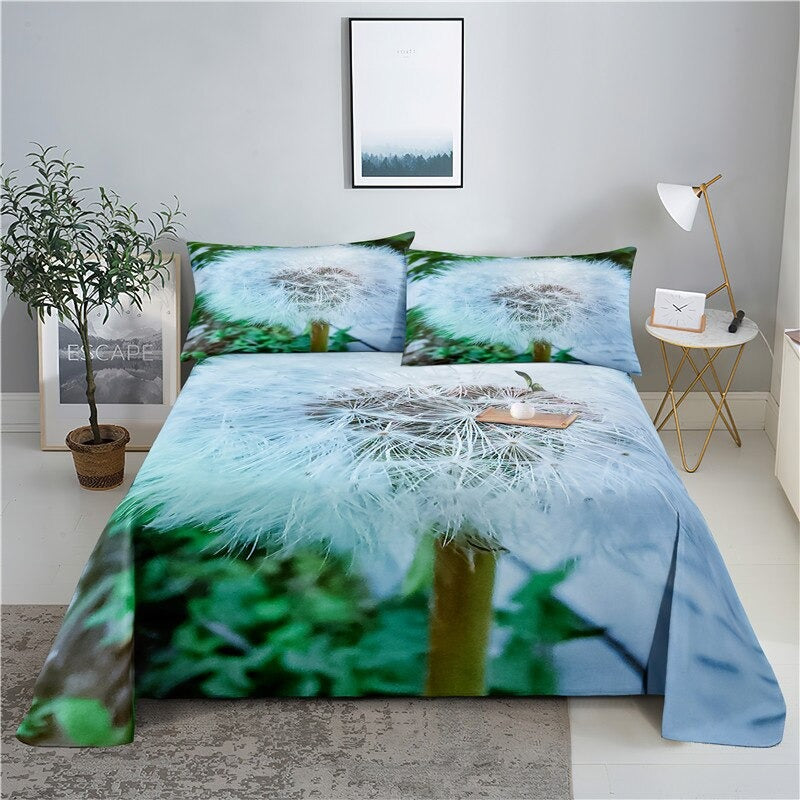 Printing Flat Bed Sheet With Pillowcase