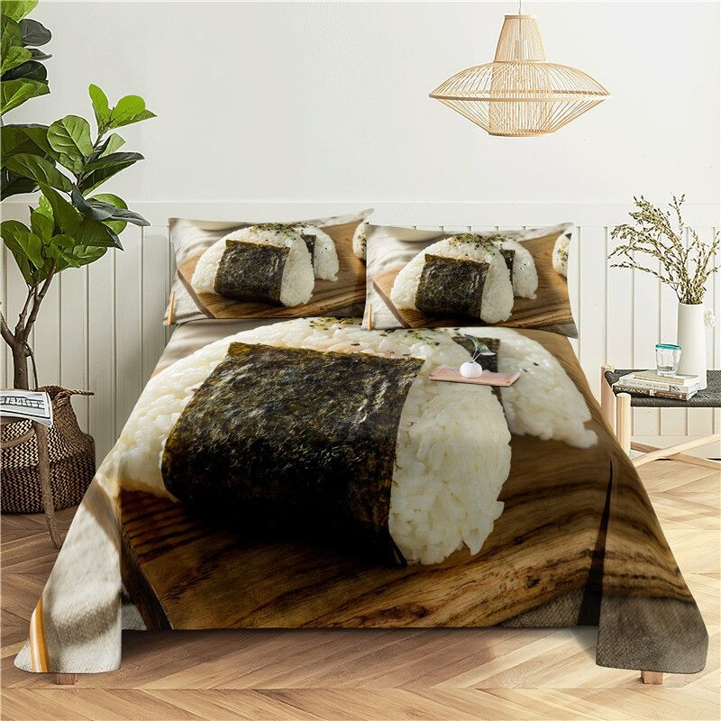 Food Print Bedding Set