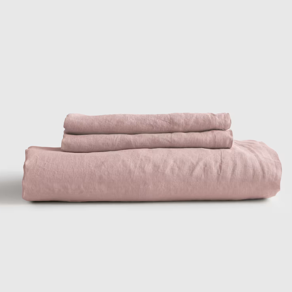 European Linen Bed Sheet Set