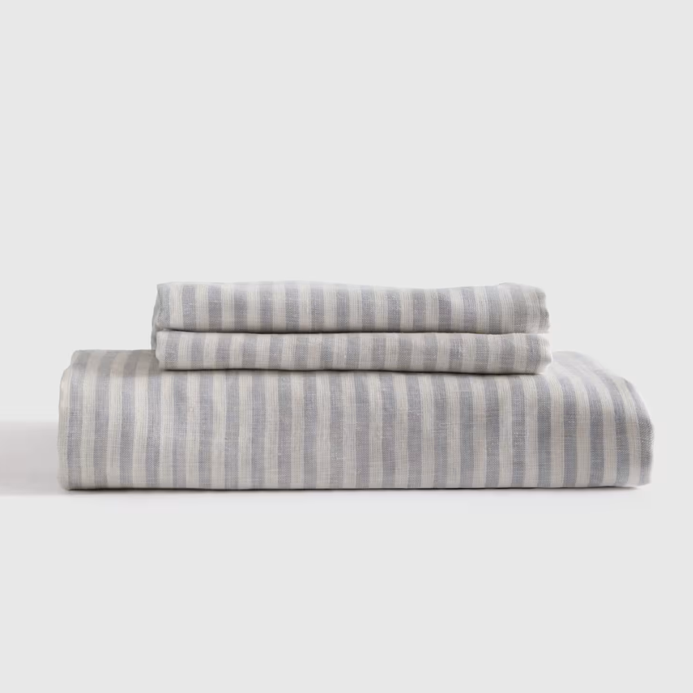 Soft European Linen Bed Sheet Set