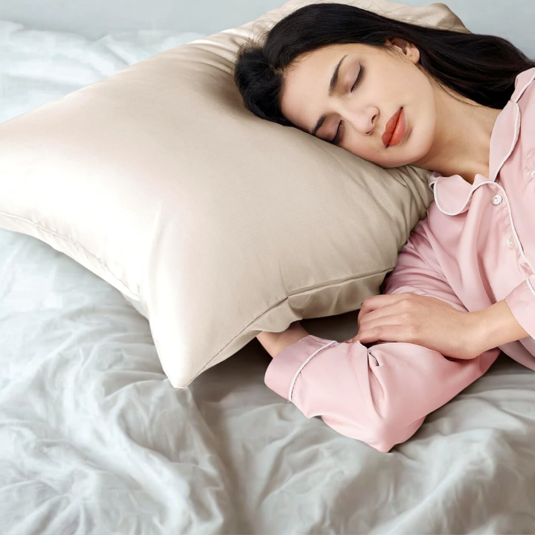 Satin Body Pillowcase for Hair and Skin Silky And Super Soft With Zipper Closure