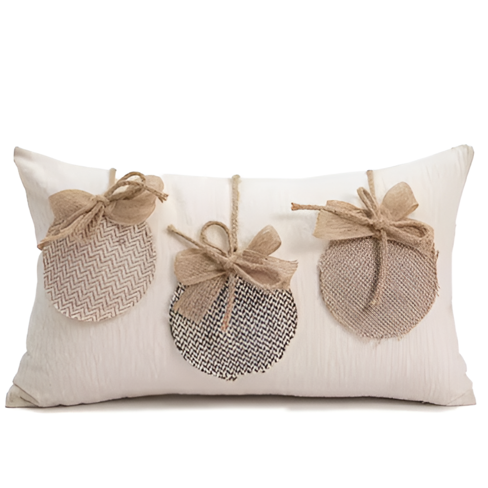 Holiday Woven Plaid Decorative Polyester Square Pillow CoverHoliday Woven Decorative Pillow Cover - Image 3