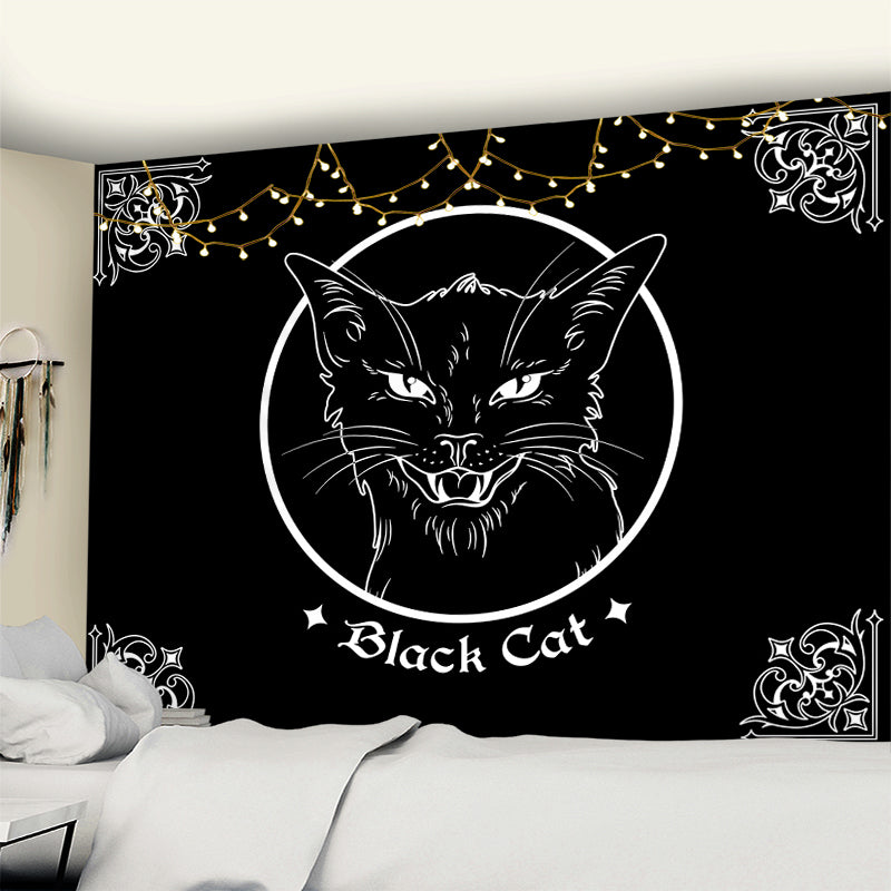 Vintage Sun and Moon Tapestry Wall Hanging Tapis Cloth