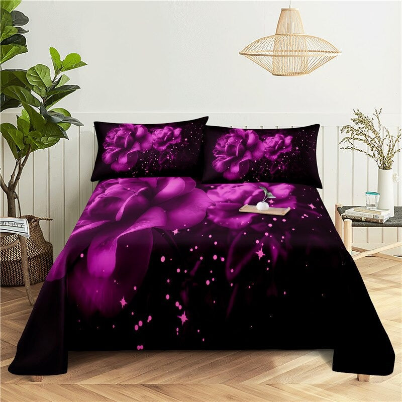 3 Sets Printed Bedding Set