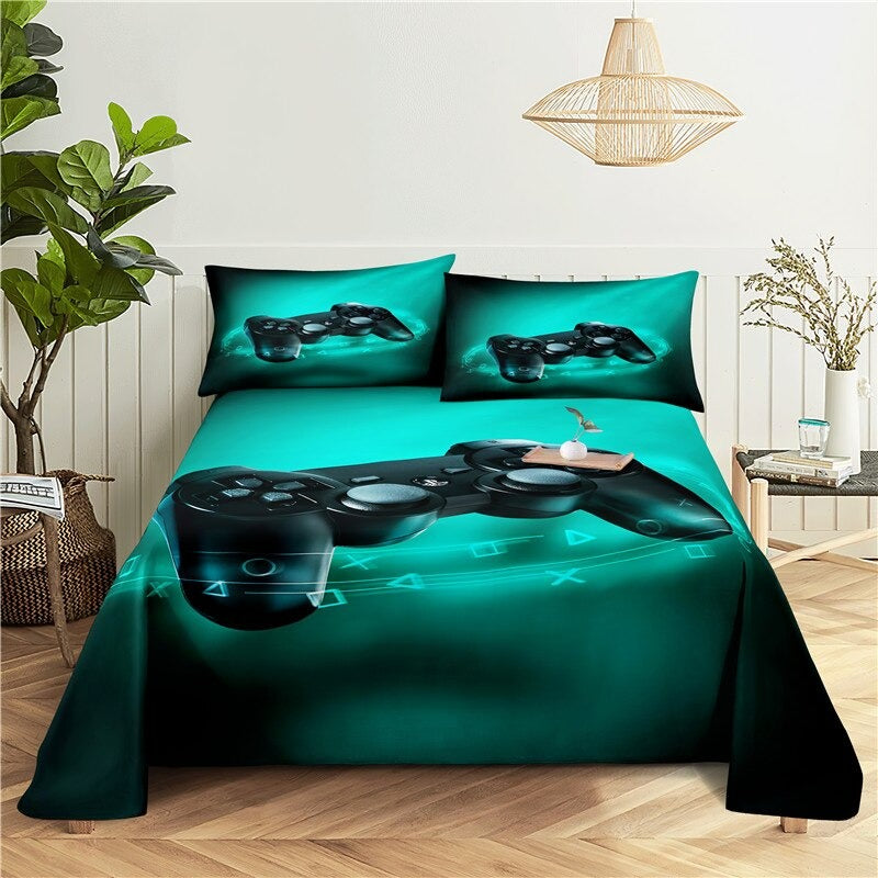 Sports Printed Bedding Set For Gamer