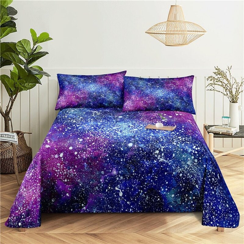 Starry Universe Print Bedding SetStarry Universe Print Bedding Set - Image 2