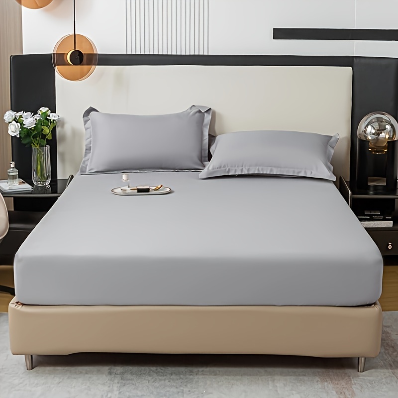 Pack Of 3 Soft Fitted Bedsheet Set With Non Slip Fitted Fabric