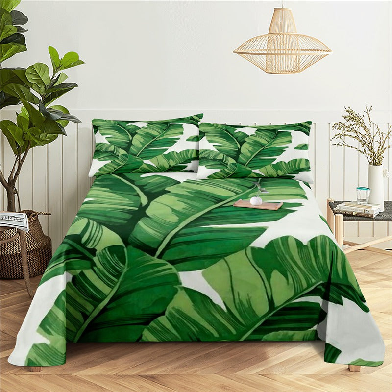 Banana Leaf Print Bedding SetBanana Leaf Print Bedding Set - Image 2