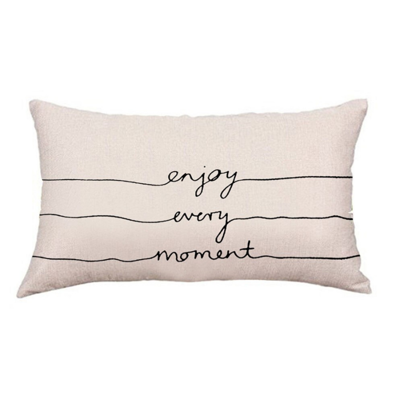Geometric Design Printed Rectangular Pillow Cover