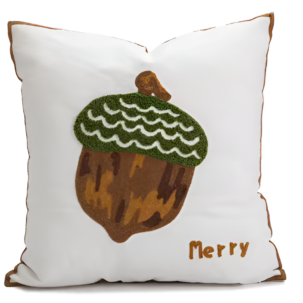 Holiday Woven Plaid Decorative Polyester Square Pillow CoverHoliday Woven Decorative Pillow Cover - Image 4