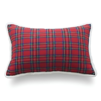 Plaid Print Christmas Decoration Cushion Cover Pillow Case
