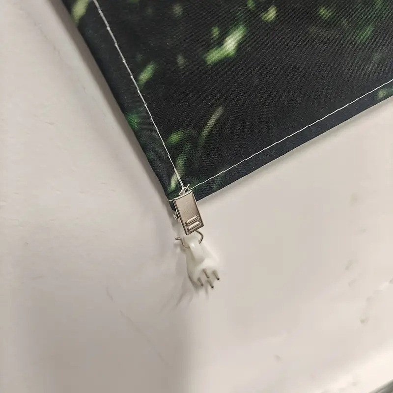 Oversized Landscape Fabric Wall Hanging Woven Forest Tapestry