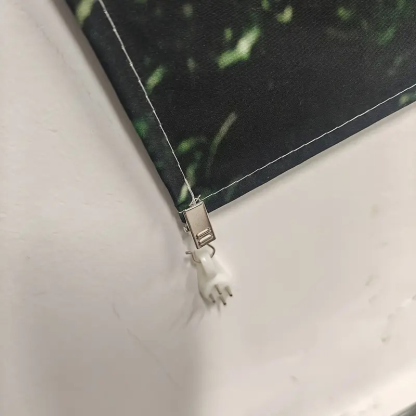 Oversized Landscape Fabric Wall Hanging Woven Forest Tapestry