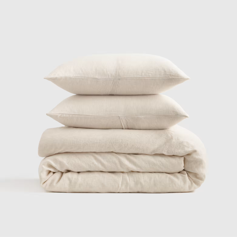 European Linen Duvet SetEuropean Linen Duvet Set - Image 3