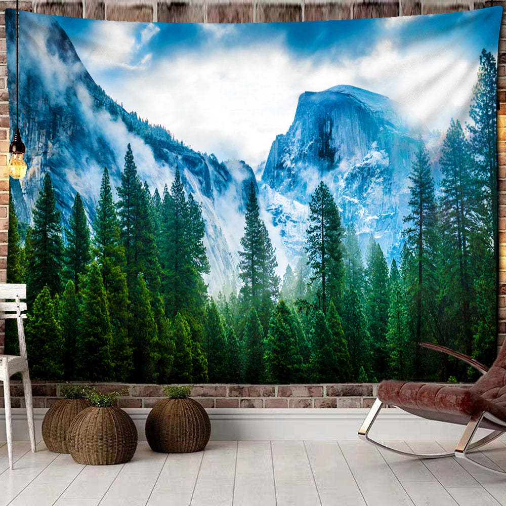 Majestic Mountains Tapestry Wall Hanging Tapis Cloth
