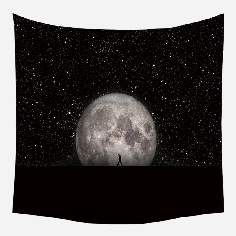 Lonely Walk Tapestry Wall Hanging Tapis Cloth