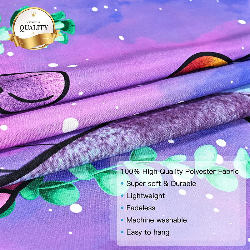 Mushroom Tapestry Moon And Stars Tapestry Snail Tapestry Plants and Leaves Tapestries Fantasy Fairy Tale Tapestry Wall Hanging For Bedroom