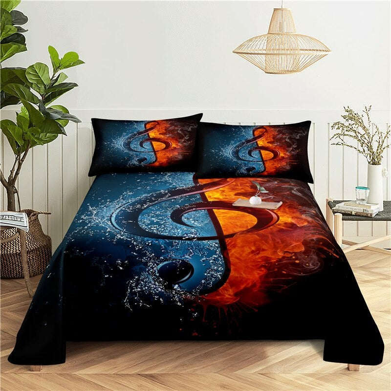 Music Instruments Print Bedding SetMusic Instruments Print Bedding Set - Image 3