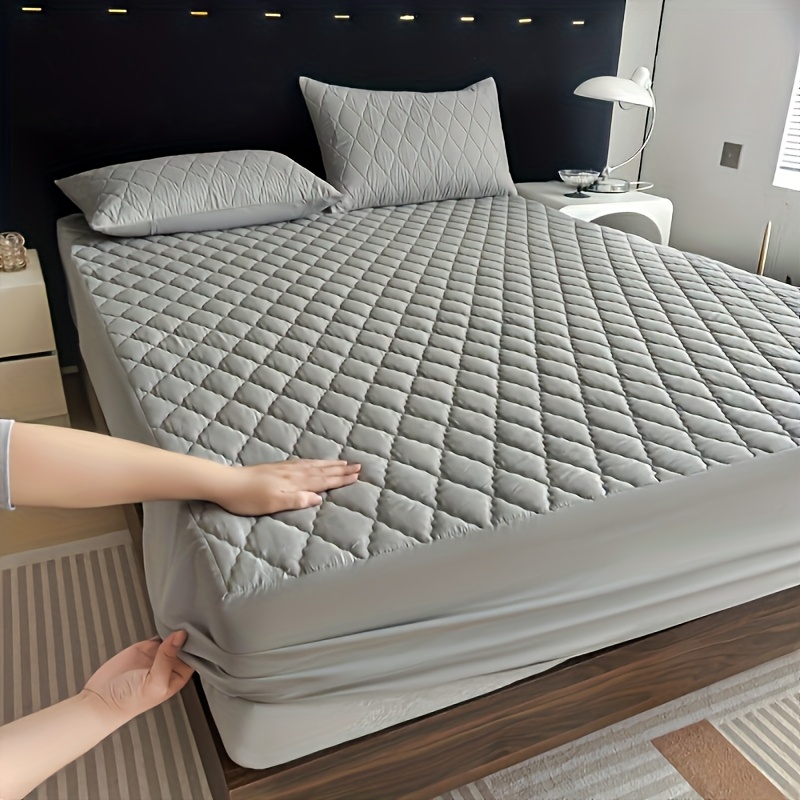 Thickened Soft Fitted Mattress Protector Cover For Bedroom