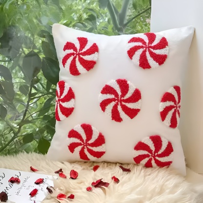 Christmas Tufted Cushion Cover