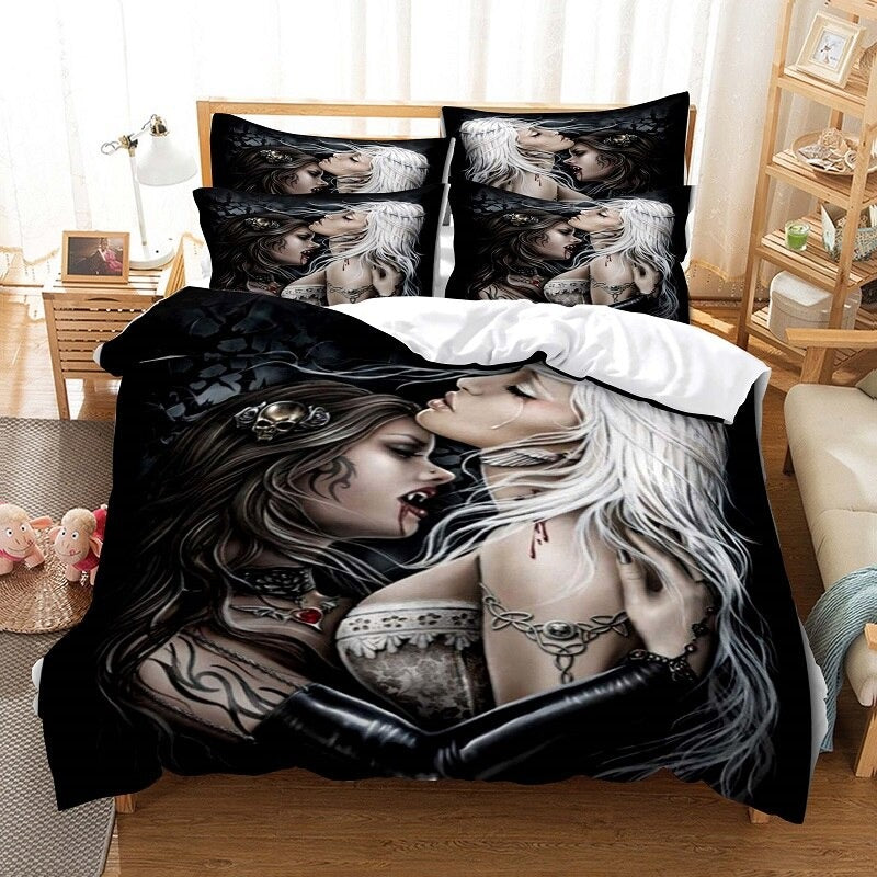 Duvet Printed Bedding Set