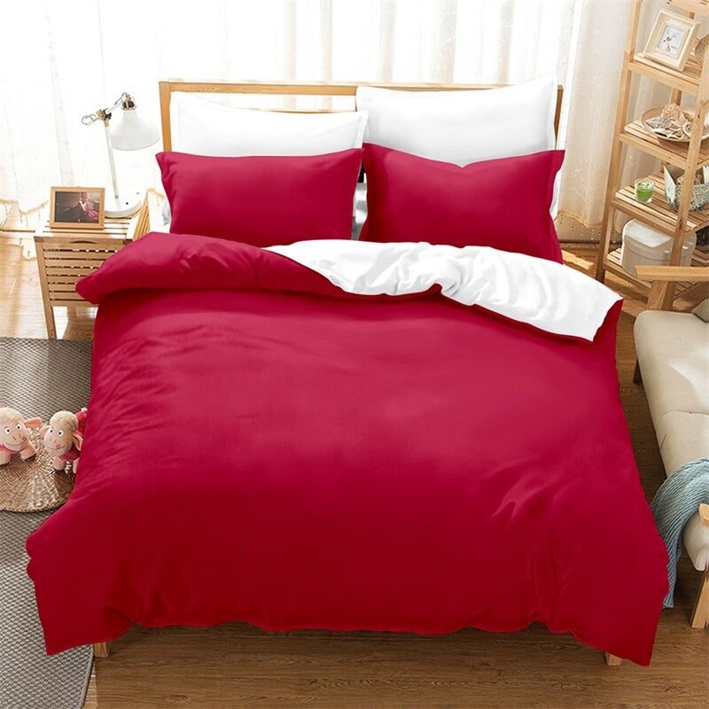 Colorful Solid Bedding Set