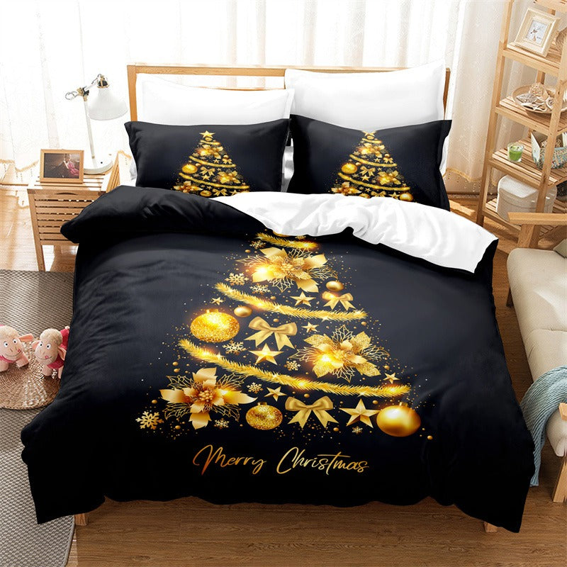 Merry Christmas Duvet Cover Bedding Set