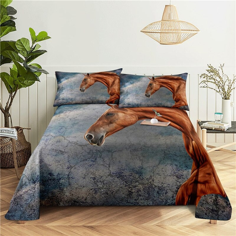 Horse Print Bedding SetHorse Print Bedding Set - Image 3