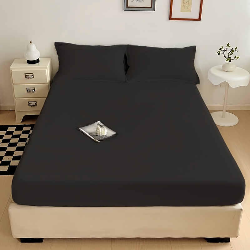 Brushed Microfiber Fitted All Season Bedding Cover Sheet  
