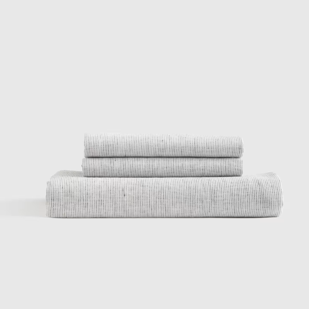 Soft European Linen Bed Sheet Set