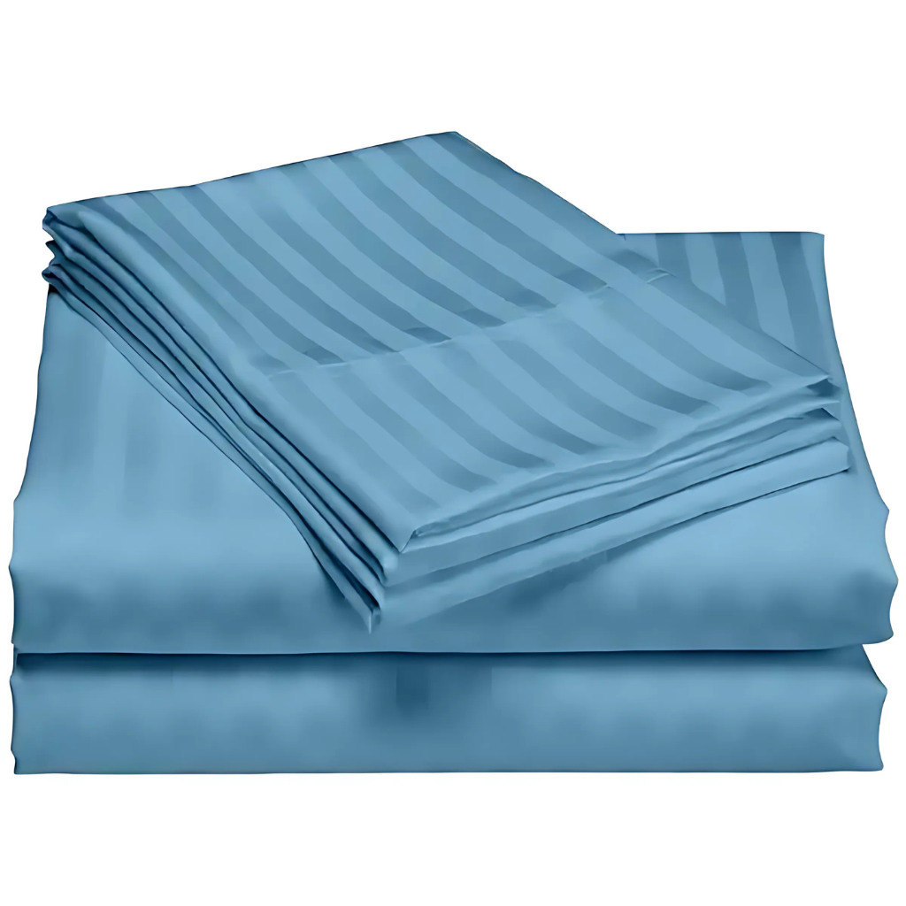 Cotton Pocket Stripe Sheet Set