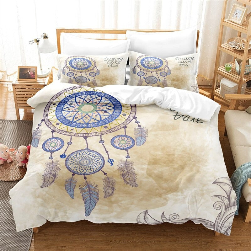 Bohemian Style Printed Duvet Cover Bedding Set