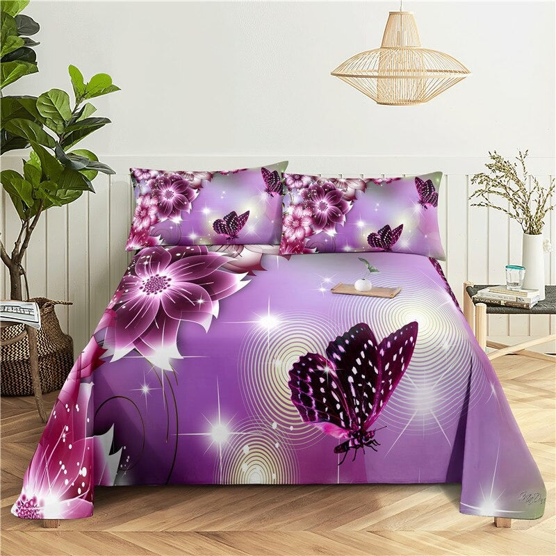 3 Sets Printed Bedding Set