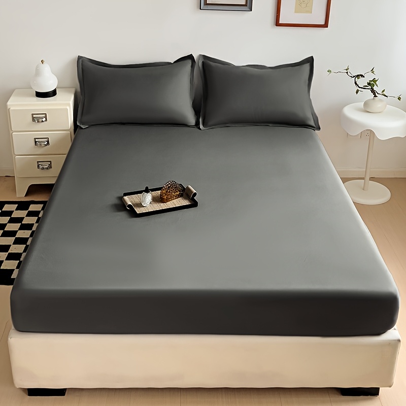 Brushed Microfiber Fitted All Season Bedding Cover Sheet  