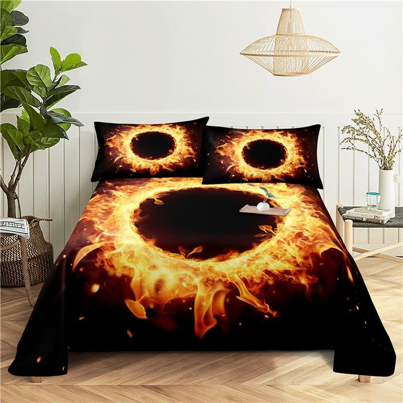 Volcano Print Bedding Set
