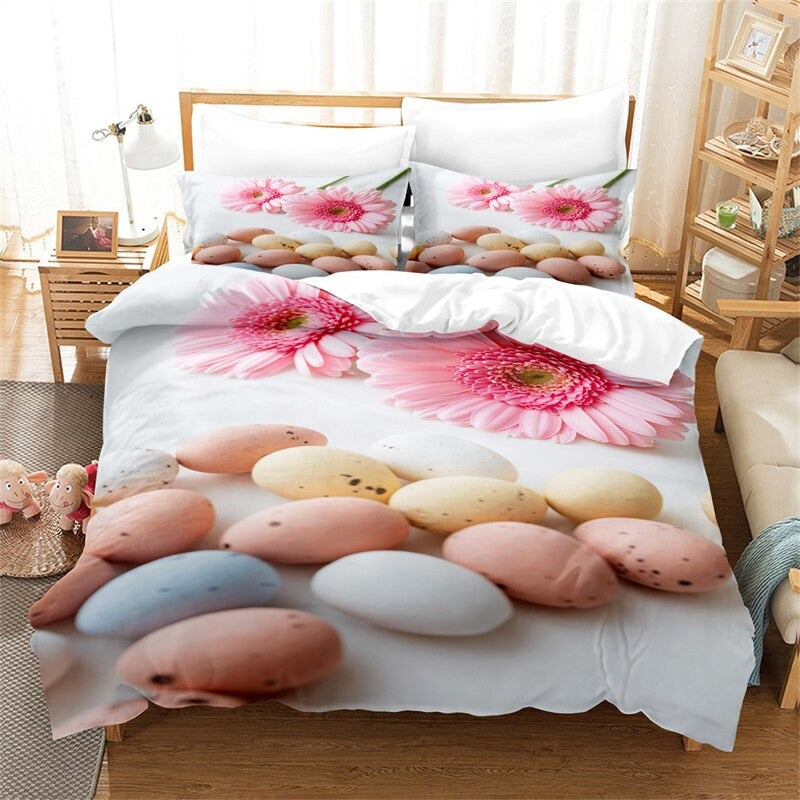 Fruit Desserts Print Duvet Cover Set
