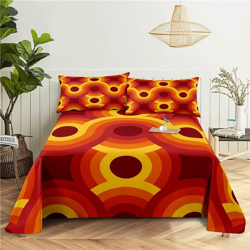 Simple Design Print Bedding Set