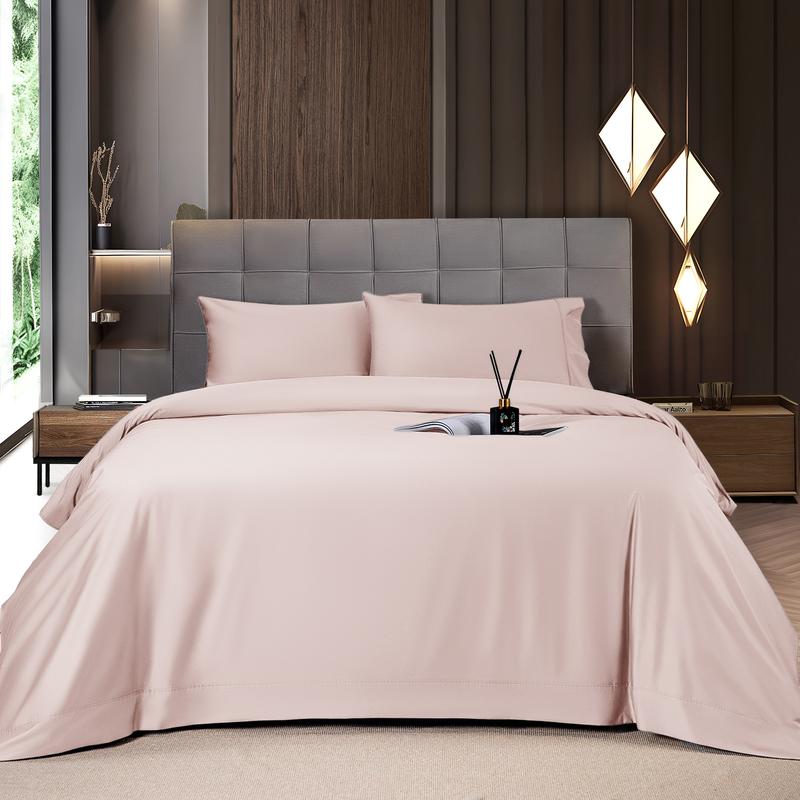 Deep Pocket Bedding Set With Smooth Fitted Sheet And Wrinkle Resistant Design