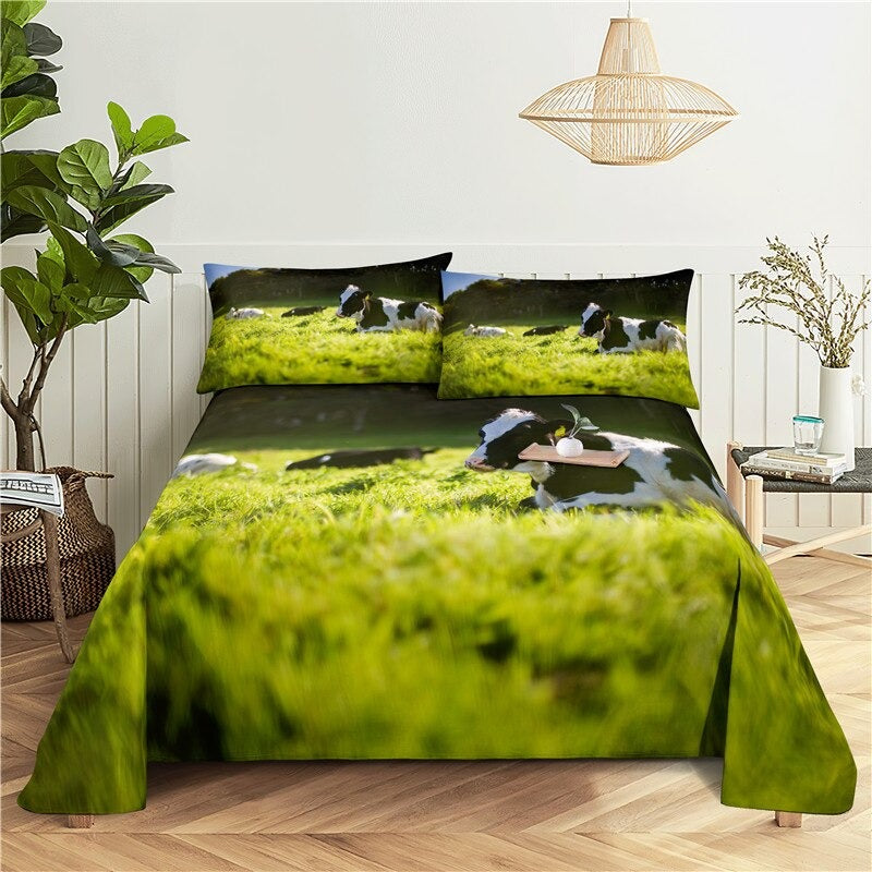 Printed Cows Bedding SetPrinted Cows Bedding Set - Image 5