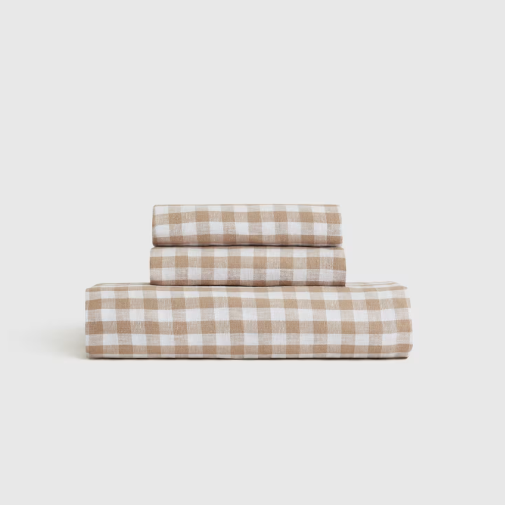 Soft European Linen Bed Sheet Set