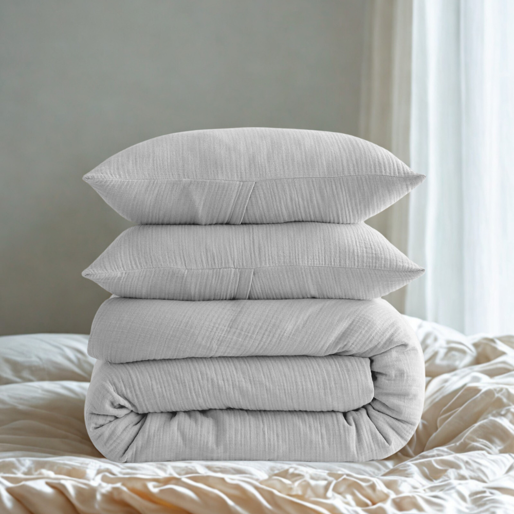 Airy Gauze Duvet Cover SetAiry Gauze Duvet Cover Set - Image 6