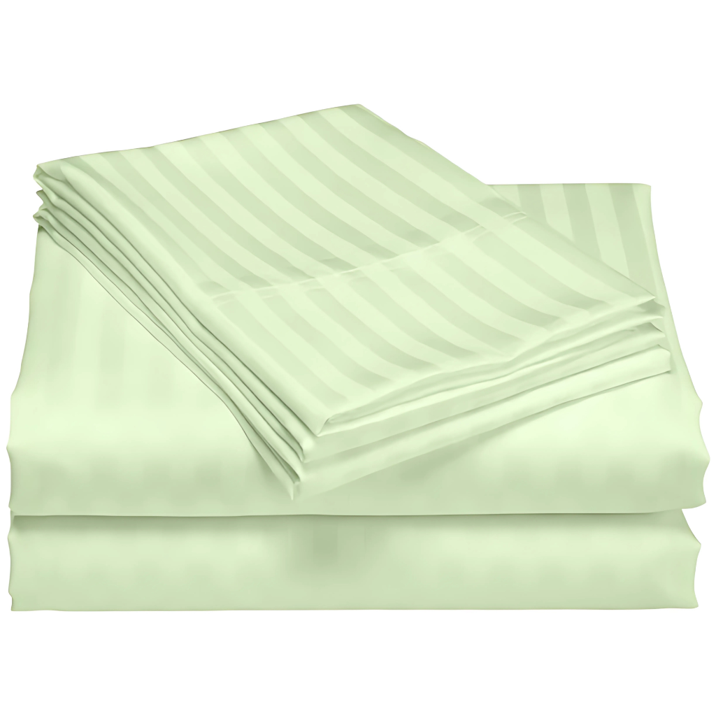 1200 Thread Count Cotton Stripe Deep Pocket Queen Sheet SetCotton Stripe 1200 Thread Count Sheet Set - Image 9