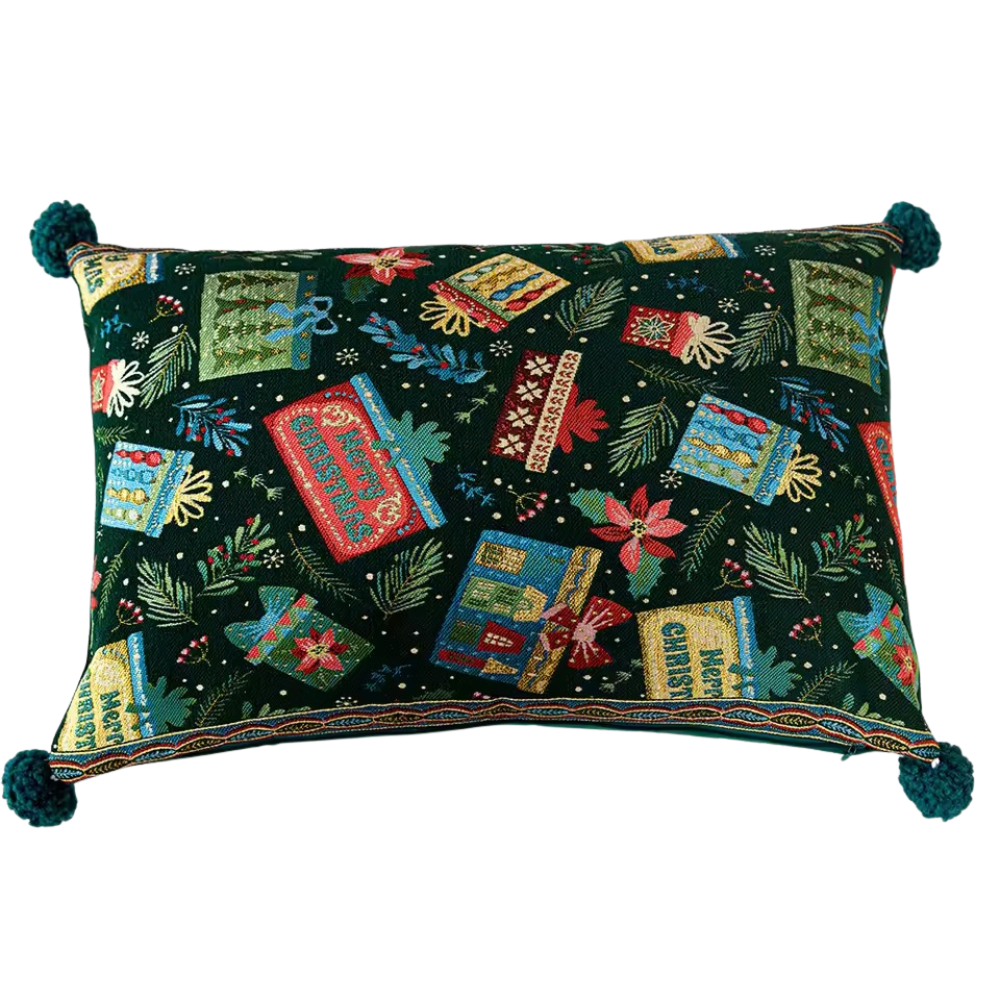 Jacquard Yarn Dyed Christmas Cushion CoverJacquard Yarn Dyed Christmas Cushion Cover - Image 5